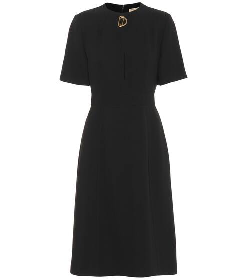 Silk and wool crêpe dress | Burberry
