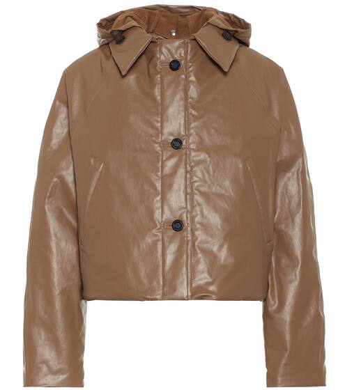 Cropped coated cotton coat | KASSL Editions