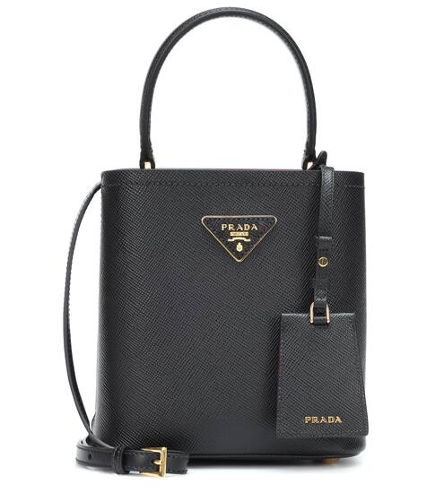 Panier Small leather shoulder bag | Prada