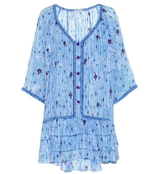 Bobo floral cotton poncho dress | Poupette St Barth
