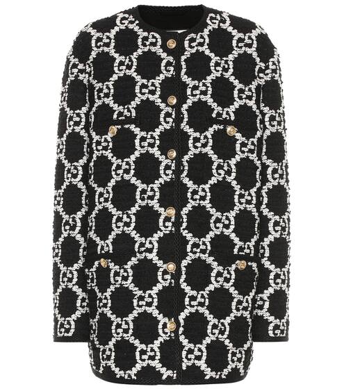 Oversized GG tweed jacket | Gucci