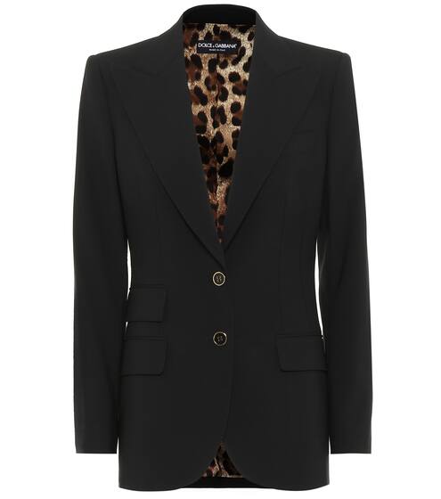 Stretch-wool crêpe blazer | Dolce & Gabbana