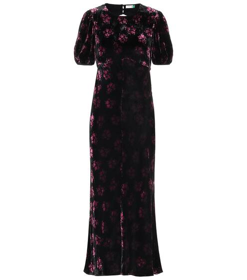 Daisy velvet maxi dress | Rixo