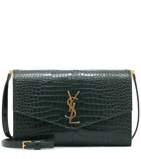 Uptown leather crossbody bag | Saint Laurent