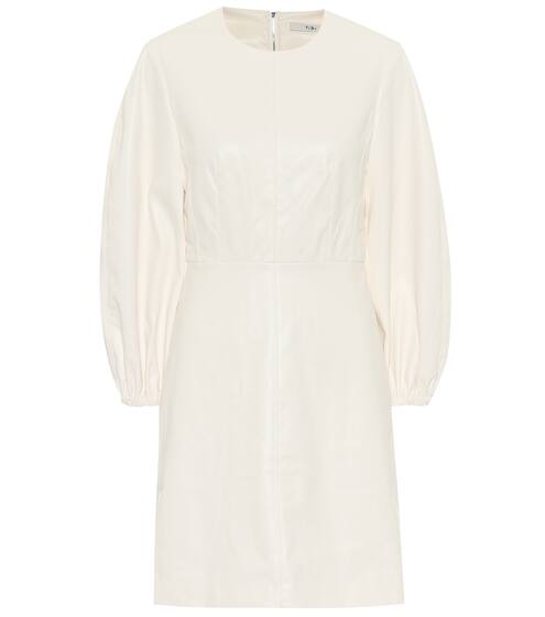Faux-leather minidress | Tibi
