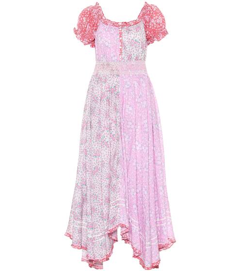 Ren floral cotton midi dress | LoveShackFancy