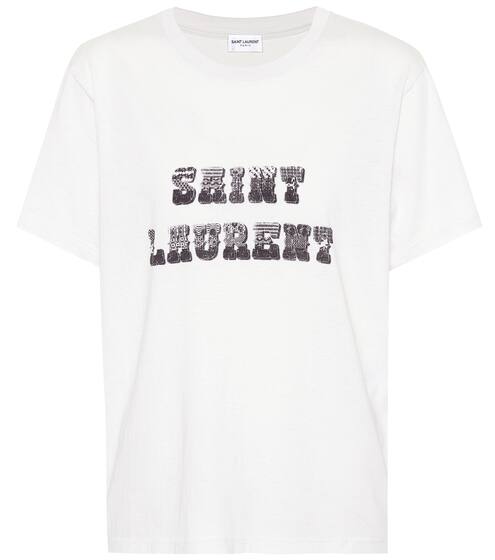 '70s Logo cotton T-shirt | Saint Laurent