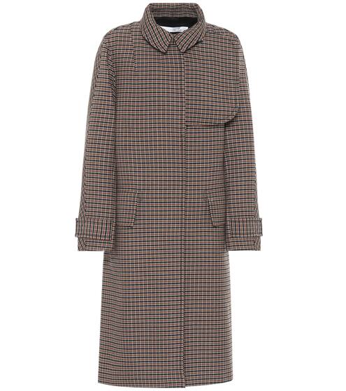 Checked wool coat | Victoria Beckham