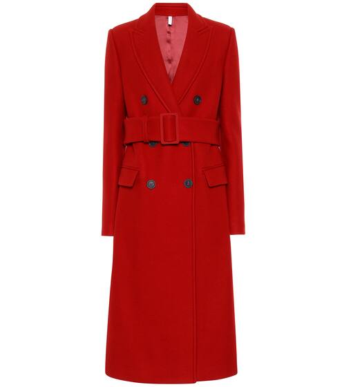 Mantel aus einem Wollgemisch | Helmut Lang