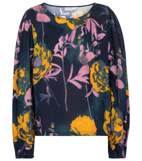 Floral cotton blouse | Dries Van Noten