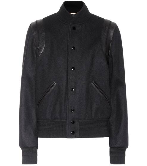 Wool varsity jacket | Saint Laurent
