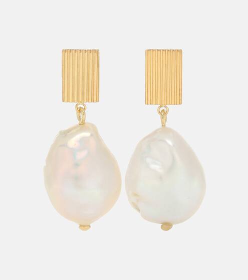 Barroco 9kt gold and pearl earrings | Aliita