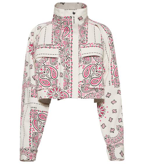 Paisley cotton denim jacket | Sacai