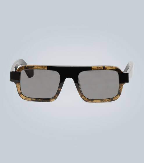 Paneled rectangular sunglasses | Loewe