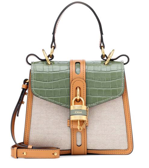 Aby Day Small canvas shoulder bag | Chloé
