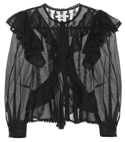 Alia embroidered cotton blouse | Isabel Marant, Étoile