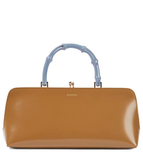 jil sander leather tote bolsa