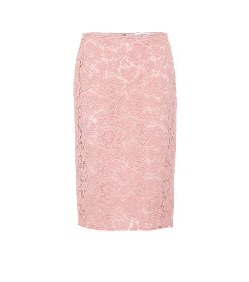 Cotton-blend lace skirt | Valentino