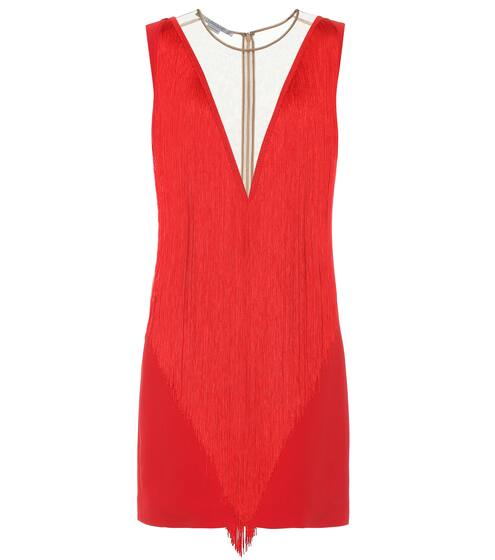 Fringe crêpe minidress | Stella McCartney