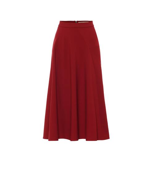 Exclusive to Mytheresa – Offley crêpe midi skirt | Roland Mouret