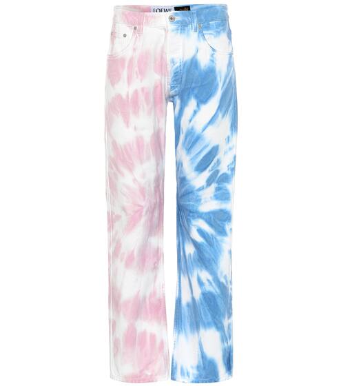 Paula's Ibiza tie-dye straight jeans | Loewe