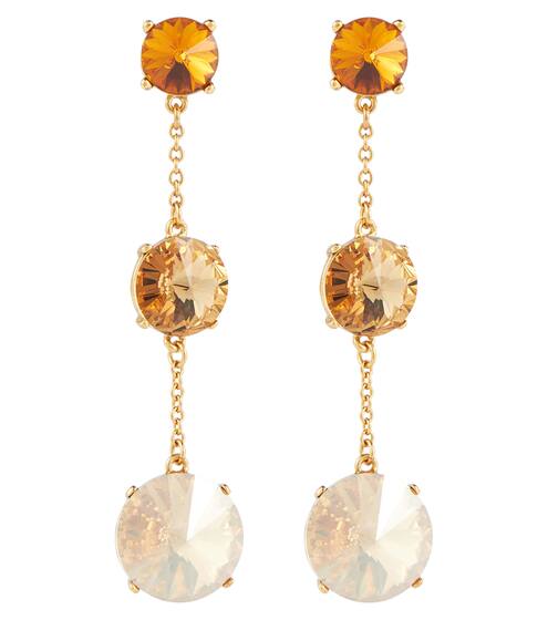 Crystal drop earrings | Oscar de la Renta