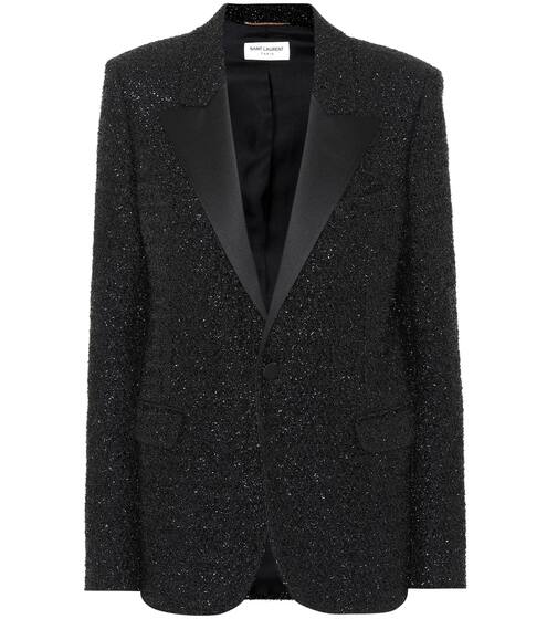 Metallic lamé blazer | Saint Laurent