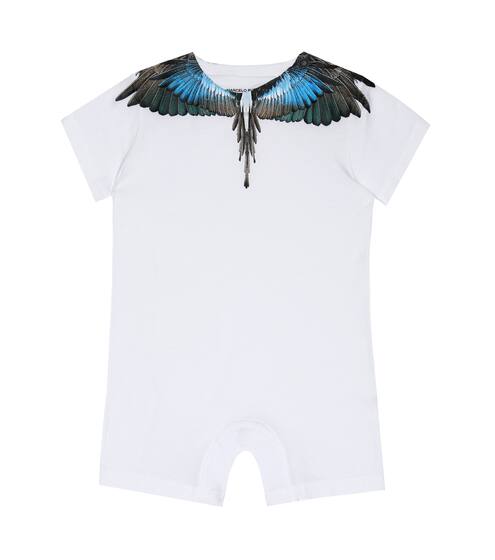 Baby Wings cotton onesie | Marcelo Burlon Kids of Milan
