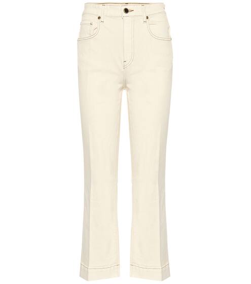 The Fiona cropped flared jeans | Khaite