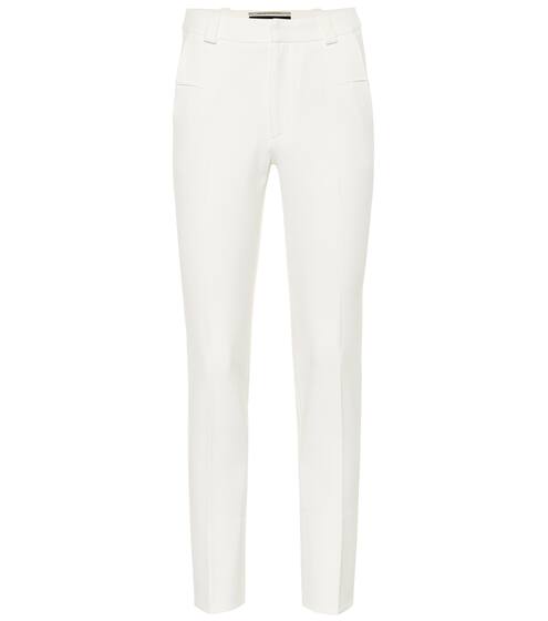 Lacerta mid-rise crêpe pants | Roland Mouret