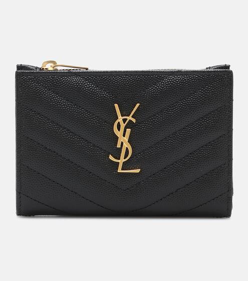 Monogram zipped leather wallet | Saint Laurent
