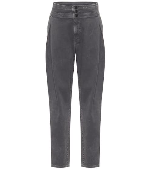 J Brand Carey high-rise tapered jeans 