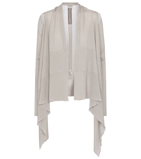Asymmetric wool cardigan | Rick Owens