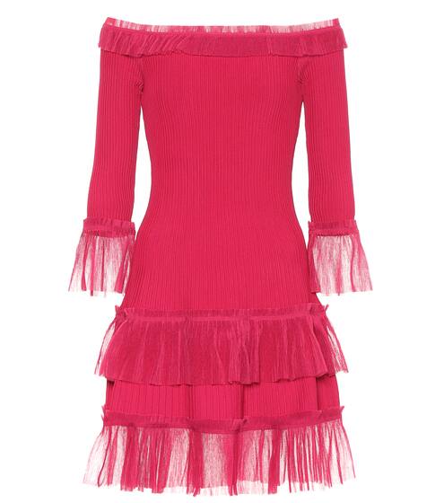 Off-the-shoulder knit minidress | Jonathan Simkhai