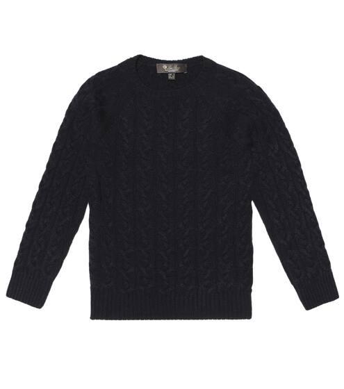 Pull Downy Cables en cachemire | Loro Piana Kids