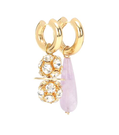 Exclusive to Mytheresa – Mismatched gold-plated earrings | Timeless Pearly
