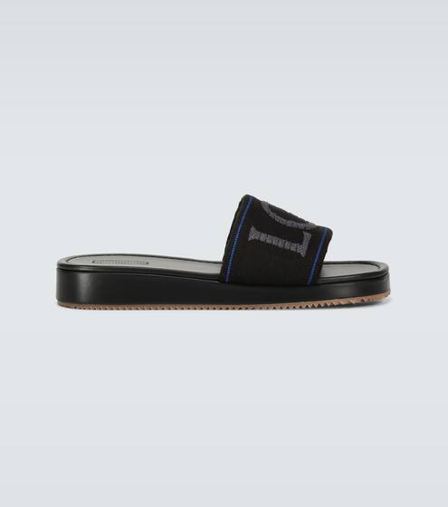 Paula's Ibiza raffia pool sliders | Loewe