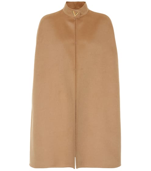Wool and angora cape | Valentino