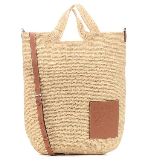 حقيبة من الرافية والجلد | Loewe