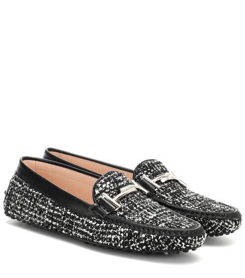 Exclusive to Mytheresa – Gommino tweed loafers | Tod's