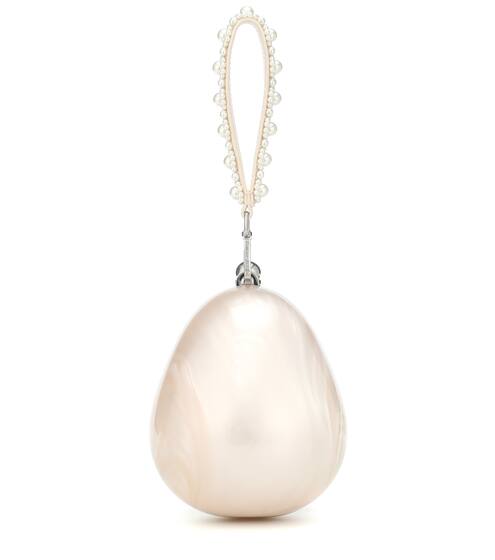 كلاتش من الأكريليك الرخامي Egg | Simone Rocha