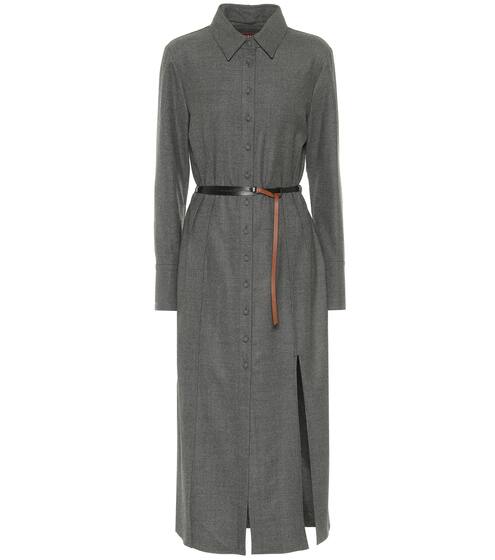 Hemdblusenkleid Edith aus Wolle | Altuzarra