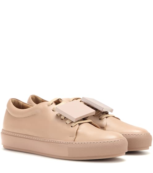 Acne Studios - Women's Shoes at mytheresa.com Adriana TurnUp leather sneakers | Acne Studios