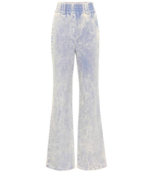 High-waisted flared jeans | Miu Miu