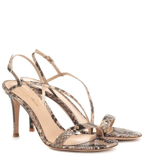Snakeskin sandals | Gianvito Rossi