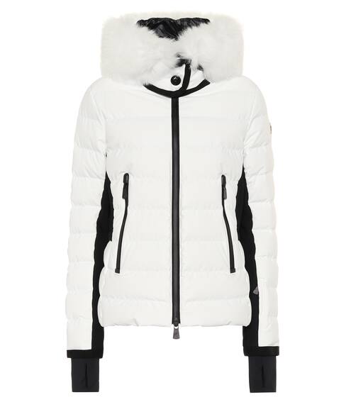 Fur-trimmed down jacket | Moncler Grenoble