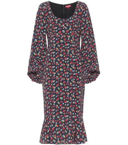 Lara printed  midi dress | Staud