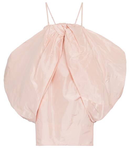 حصرياً لدى Mytheresa – فستان قصير من الحرير التفتا | Simone Rocha