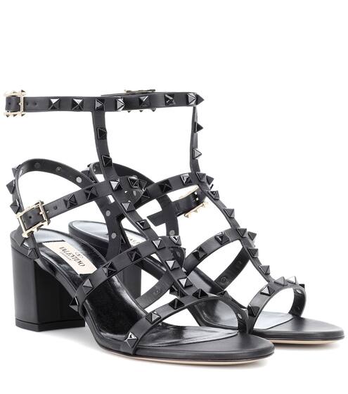 Valentino Garavani Rockstud leather sandals | Valentino