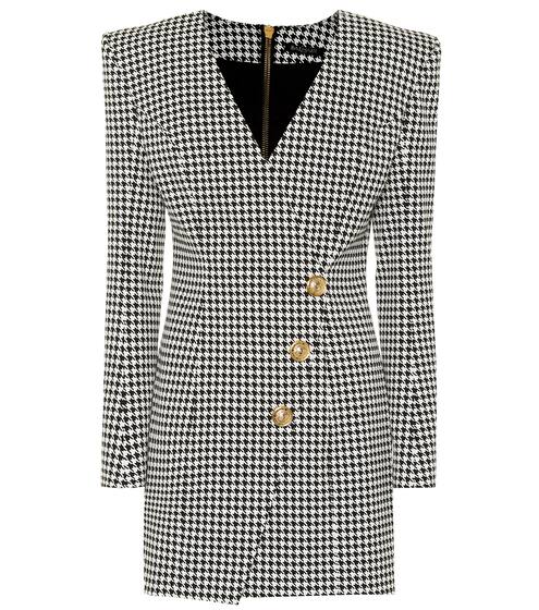 Houndstooth minidress | Balmain
